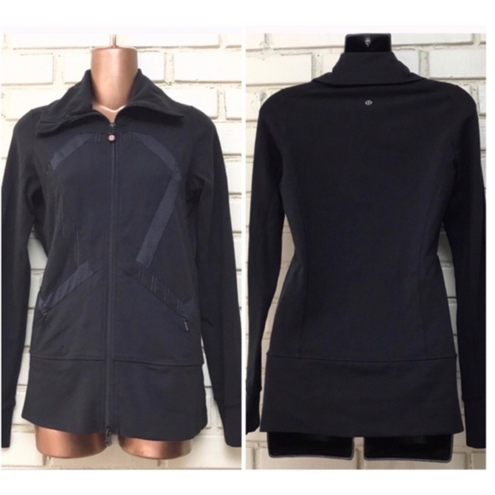 Lululemon Black In Stride Origami Jacket